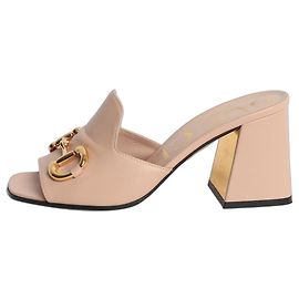 Gucci Mules com morsas cor-de-rosa - size EU 37.5 (UK 4.5) Rosa