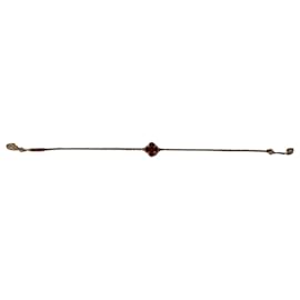 Van Cleef & Arpels Sweet Alhambra Bracelet Carnelian Rose Gold Red Golden