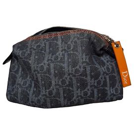Dior Pochette Monogram in Denim Blu Blu Altro