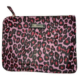 Pochette Blumarine Léopard Noir Rose Imprimé léopard