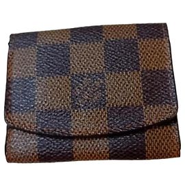 Louis Vuitton Damier Ebene Wallet Brown