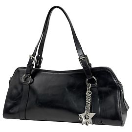 Christian Dior Hardcore Leather Handbag Black