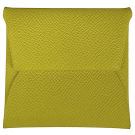 Hermès Monedero Hermes Bastia en Amarillo Soufre Otro Amarillo