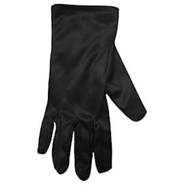 Prada black microfiber gloves Black