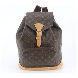 Zaino Louis Vuitton Monogram Montsouris GM Marrone