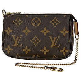 Louis Vuitton Mini Pochette Accessoires Braun
