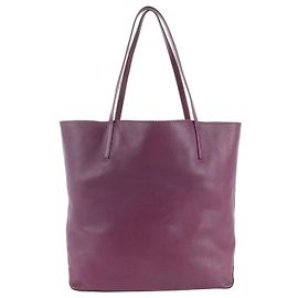 Saco Tote em couro Anagram Loewe Roxo