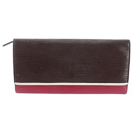 Louis Vuitton Epi Portefeuille Flore Long Wallet Other