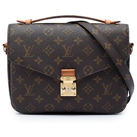 Louis Vuitton Brown Monogram Pochette Metis Marrom