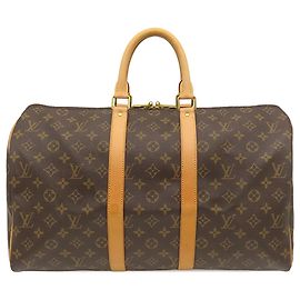 Louis Vuitton Brown Monogram Keepall 45 Brown