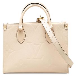 Louis Vuitton Beige Monogram Empreinte Onthego PM Beige