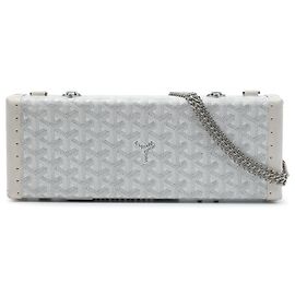 Sac Goyardine Saint Honore Trunk Goyard White Blanc