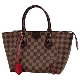Bolsa Louis Vuitton Caissa Tote PM Vermelho Fuschia Damier ebene