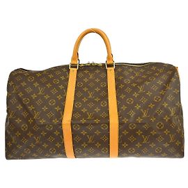 Louis Vuitton Keepall Bandoulière Monogram 55 Brown