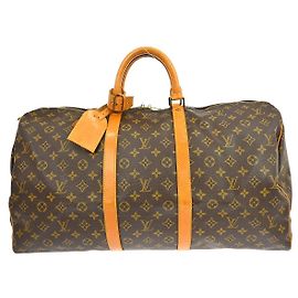Louis Vuitton Keepall Monogram 55 Marrom