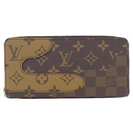 Louis Vuitton Monogram Landscape Zippy Wallet Brown