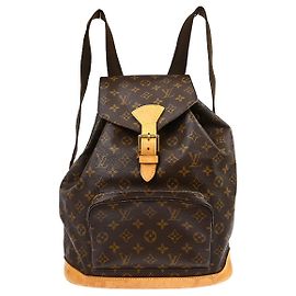 Louis Vuitton Vintage Montsouris Monogram Canvas GM Marrom