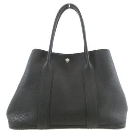 Hermès Borsa a mano Hermes Garden Party 36cm Nero