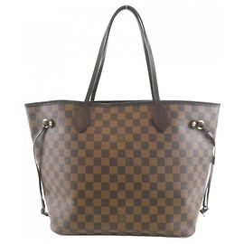 Bolsa Louis Vuitton Damier Neverfull MM Marrom