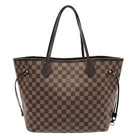 Bolsa Louis Vuitton Damier Neverfull MM Marrom