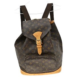 Louis Vuitton Vintage Montsouris Monogram Canvas GM Marrom