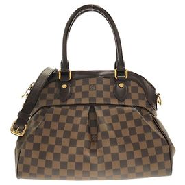 Borsa Louis Vuitton Damier Trevi PM Marrone