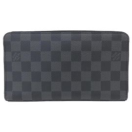 Louis Vuitton Damier Graphite Zippy Organizer Wallet Dark grey Damier ebene