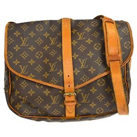 Louis Vuitton Saumur Monogram 35 Marron