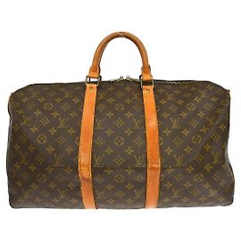 Louis Vuitton Keepall Bandoulière Monogram 50 Marrom