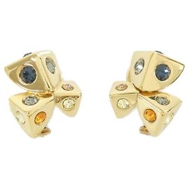 Louis Vuitton Clip Earrings M68178 Blue Golden