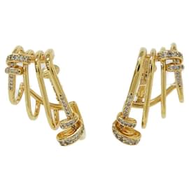 Fendi FILO 8AK596 A44G Ear Cuff Golden Andere