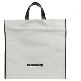 Jil Sander Sac cabas avec logo imprimé Vert