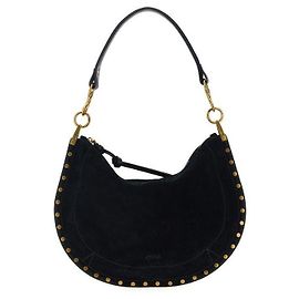 Bolsa Hobo Isabel Marant Preta de Couro Preto