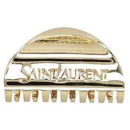 Molletta in metallo Saint Laurent oro D'oro Metallico