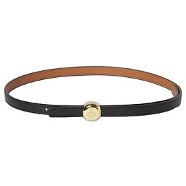 Tory Burch Reversible Black Leather Belt Black