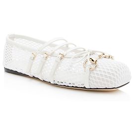 Ballerines Gucci en mesh avec mors - Taille 8 / 38 Blanc