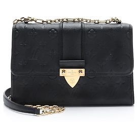 Bolso de hombro Louis Vuitton Monogram Empreinte Saint Sulpice PM Negro