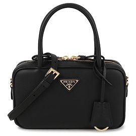 Bolsa Prada de couro preto Preto