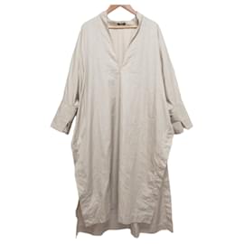 Autre Marque YLEVE Langes Hemdkleid Beige