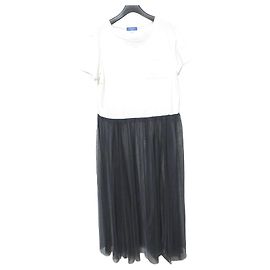 Autre Marque BLUE LABEL CRESTBRIDGE Abito Docking Dress Nero Bianco