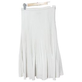 Autre Marque Falda plisada Paul Stuart de algodón spun lawn Beige