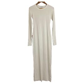 Autre Marque Vestido de malha canelada COTTON CITIZEN Bege Cru
