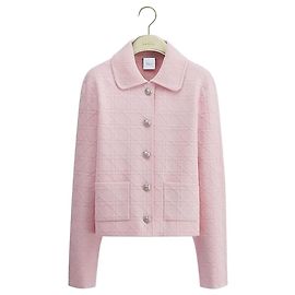 Dior Cannage Jacket Pink Technical Jacquard Pink