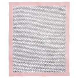 Dior Stola Maxi Oblique Rosa Grigio Cashmere Marrone