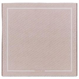 Dior Xale Oblique em seda, lã e cashmere Rosa
