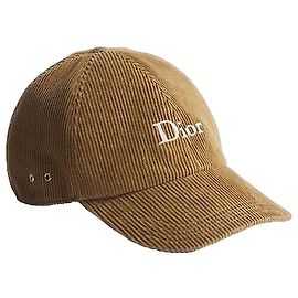 Gorra Dior de pana marrón Castaño