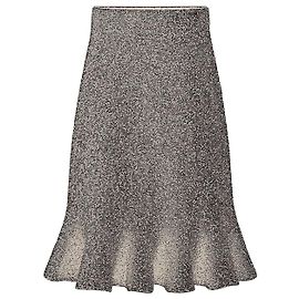 Dior Rock aus technischem Strick in Schwarz mit silbernen Pailletten Braun