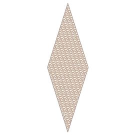 Dior Lenço Oblique Diamond Rose de Vent em sarja de seda Rosa
