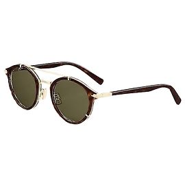 Dior Bio-Acetat Sonnenbrille Braun Schildpatt-Effekt Pantos Braun