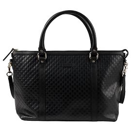 Gucci Micro Sima Tote Shoulder Bag Black Black